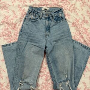 Abercrombie & Fitch Light Blue Straight Leg Jeans